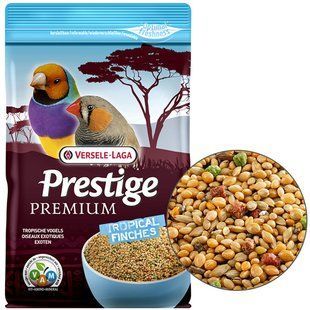 Versele-Laga Prestige Premium Tropical Finches ВЕРСЕЛЕ-ЛАГА ПРЕСТИЖ ПРЕМІУМ ТРОПІКАЛ повнораціонний корм для тропічних птахів 215128 фото