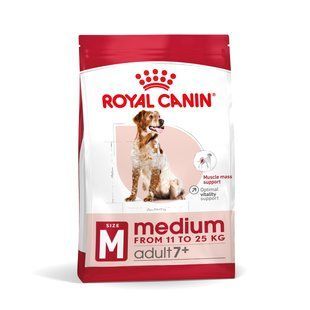 Корм для взрослых собак средних пород ROYAL CANIN MEDIUM ADULT 7+(от 7 лет) 4 кг 30050400 фото