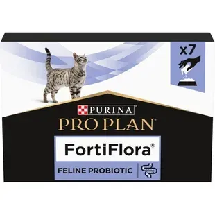Пробіотик PRO PLAN FortiFlora для дорослих котів та кошенят для підтримання нормальної міклофлори шлунково-кишкового тракту, 7х1 г