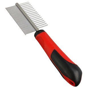 Flamingo Comb Double ФЛАМИНГО ГРЕБІНЕЦЬ ДВОСТОРОННІЙ з різною густотою зубців для собак та котів 1030266 фото
