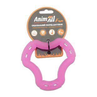 Игрушка AnimAll Fun кольцо 6 сторон для собак, фиолетовый, 12 см 111353 фото