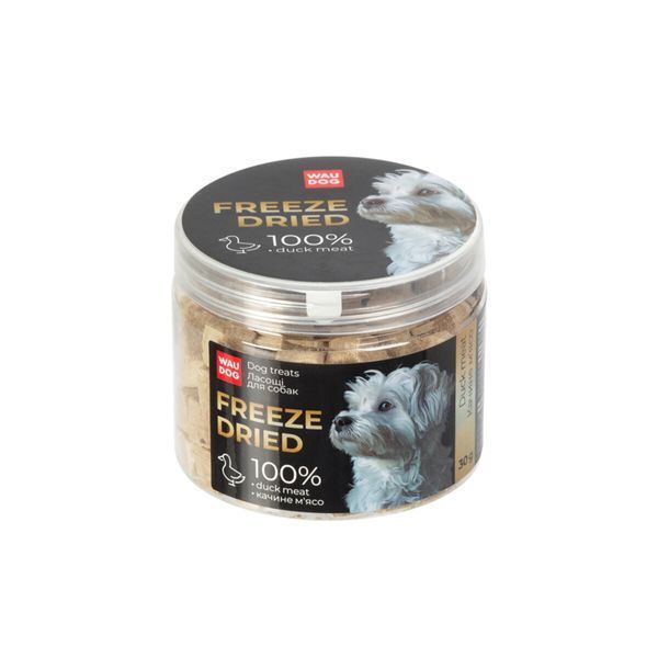 Лакомство для собак WAUDOG Treats Freeze dried Утиное мясо, 30 г 2018 фото