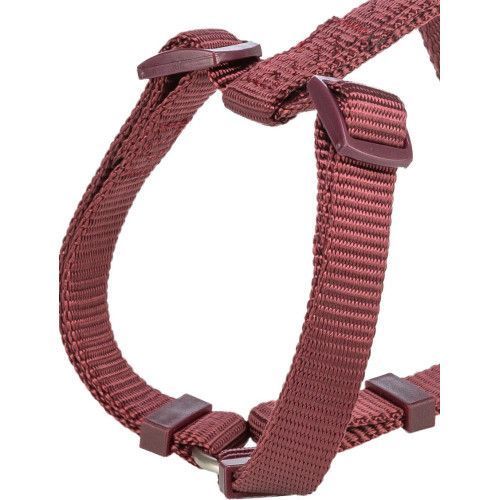 Шлея Trixie Premium H-harness для собак XS&ndash;S 30&ndash;44 см 10 мм бордова 203231 фото