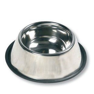 Flamingo Dish Rubber Rim ФЛАМИНГО РУБЕР РИМ миска с резиновым ободком для собак, нержавейка 1030092 фото