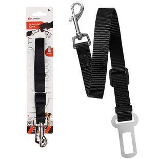 Flamingo Car Safety Belt Kura ФЛАМІНГО КУРА з&rsquo;єднувач автомобільного ременя безпеки для собак 502515 фото