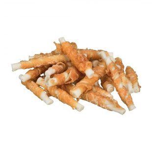 Ласощі Trixie Denta Fun Chewing Rolls для собак Палички для чищення зубів з куркою 6 см 120 г 31346 фото