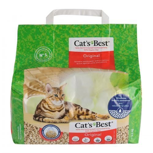 Наповнювач Cat&rsquo;s Best для котячого туалету Original деревний 5 л / 2,1 кг JRS300086/0861 фото