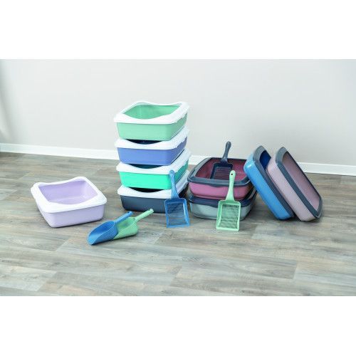Туалет Trixie Mio для кошенят з бортами пластиковий 31&times;10&times;43 см 4040 фото
