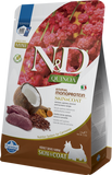 Фармина дог сухой N&D QUINOA DOG SKIN & COAT, VENISON & COCONUT ADULT MINI с олениной и кокосом 2.5 kg 40091 189140 фото