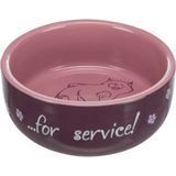 Миска Trixie для котів Thanks for Service керамічна 300 мл/11 см 24793 фото