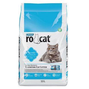 Бентонітовий наповнювач RoCat Unscented для котячого туалету, без аромату, 10 л (8.5 кг) 162082 фото