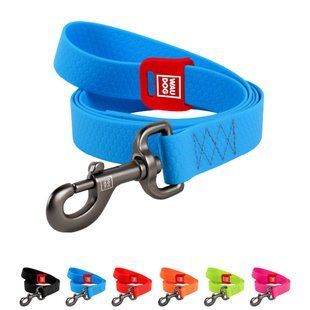 Поводок для собак водостойкий WAUDOG Waterproof, S, Ш 15 мм, Д 305 см голубой 27382 фото