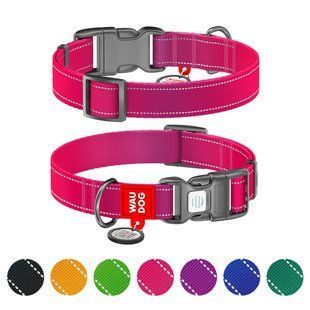 Coastal Fashion Waterproof Dog Collar КОСТАЛ биотановый ошейник для собак 04912_PNK24 фото