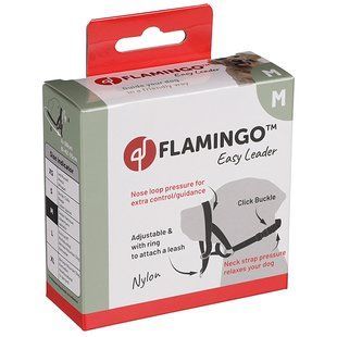 Flamingo Easy Leader M ФЛАМІНГО ІЗІ ЛІДЕР намордник для корекції поведінки собак, лабрадор, доберман, ретрівер 502594 фото