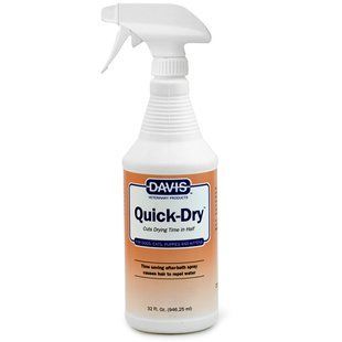 Davis Quick-Dry Spray ДЕВІС ШВИДКА СУШКА спрей для собак і котів QD32 фото