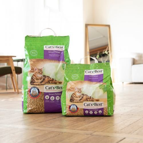 Наповнювач Cat&rsquo;s Best для котячого туалету Smart Pellets деревний 10 л / 5 кг JRS300088/0885 фото