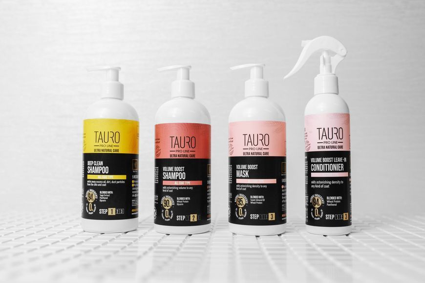 Tauro Pro Line Ultra Natural Care Volume Boost Leave-In Conditionier Незмивний кондиціонер для надання об'єму шерсті собак і котів, 250 мл TPL63588 фото