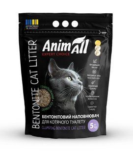 Бентонітовий наповнювач AnimAll АнімАлл гранульований 5кг 183873 фото