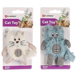 Flamingo Rizzo Cat ФЛАМИНГО РИЦЦО КОТ шуршащая игрушка с кошачьей мятой для котов 560957 фото