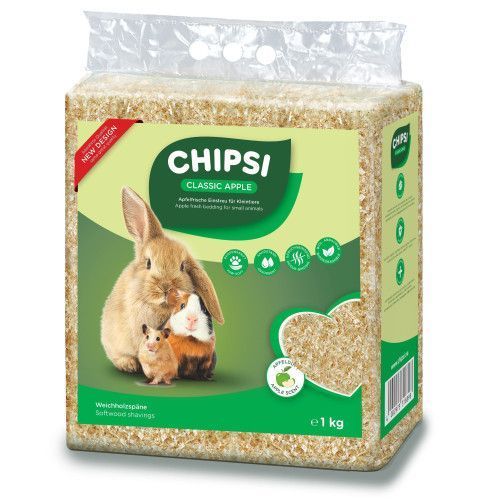 Наповнювач Chipsi для гризунів Зелене яблуко гігієнічний тирса 15 л/1 кг JRS3318898 фото