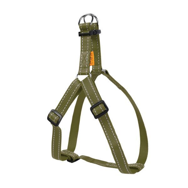 Шлей "Dog Extreme" из нейлона, регулируемая (ширина 20мм, В:50-72см) хаки 066731 фото