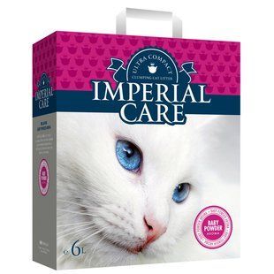 Imperial Care Baby Powder ІМПЕРІАЛ КЭА С АРОМАТОМ ДЕТСКОЙ ПУДРЫ ультракомкующийся наполнитель для кошачьего туалета 800642 фото