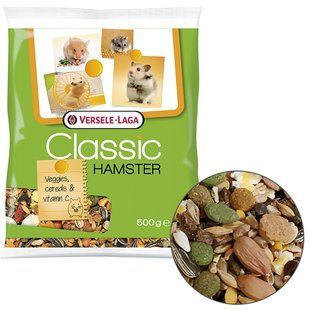 Versele-Laga Classic Hamster ВЕРСЕЛЕ-ЛАГА КЛАСІК ХАМСТЕР корм для хом`яків 616147 фото