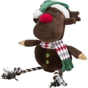 Игрушка Trixie для собак Рождественский олень плюш 49 см 92578_Christmas фото