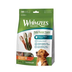 Ласощі Whimzees Toothbrush д/собак у формі зубної щітки L 6 шт WHZ344EU фото