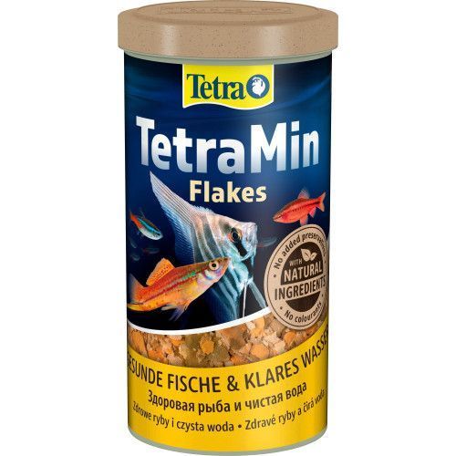 Корм Tetra Min Flakes для акваріумних рибок пластівці 200 г/ 1 л 762725 фото