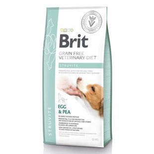 Корм сухий Brit Grain Free VetDiet Dog Struvite для собак з сечокам_яною хворобою з яйцем індичкою горохом гречкою 12 кг 170950/528219 фото