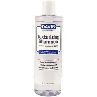 Davis Texturizing Shampoo ДЭВИС ТЕКСТУРИРУЮЩИЙ шампунь для жесткой и объемной шерсти у собак и котов, концентрат TEXS12 фото