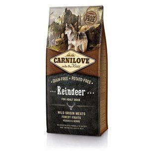 Корм сухой Carnilove Adult Raindeer для взрослых собак всех пород с северным оленем 12 кг 150820/8884 фото
