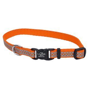 Coastal Lazer Brite Reflective Collar КОСТАЛ ЛАЗЕР БРАЙТ світловідбивний нашийник для собак, 1х20-30см 46331_OAR12 фото