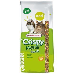Versele-Laga Crispy Muesli Rabbits ВЕРСЕЛЕ-ЛАГА КРІСПІ МЮСЛІ КРОЛИК мюслі корм для кроликів 611296 фото