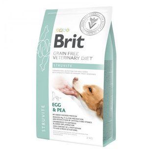 Корм сухий Brit Grain Free VetDiet Dog Struvite для собак з сечокам_яною хворобою з яйцем індичкою горохом гречкою 2 кг 170951/8226 фото