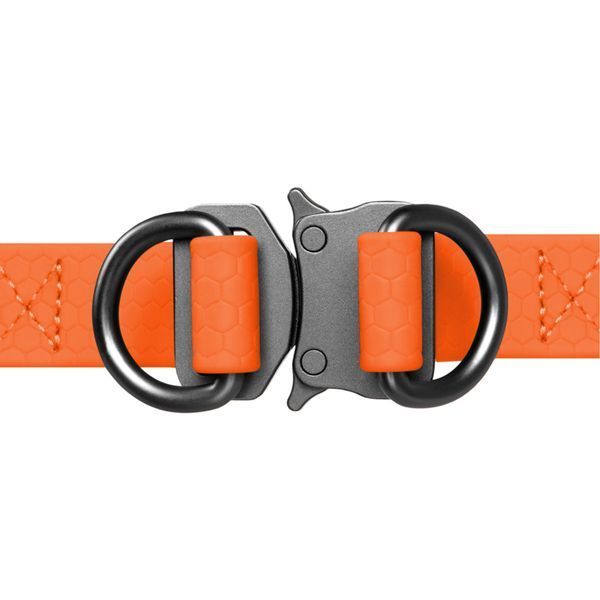 Шлей для собак водостойкий WAUDOG Waterproof, с QR-паспортом, металлическая пряжка-фастекс, XS, Ш 15 мм, Д 30-39 см оранжевый 27634 фото
