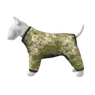 Ветровка для собак WAUDOG Clothes, рисунок "Милитари", M35, В 59-62 см, С 37-40 см 396-4026 фото