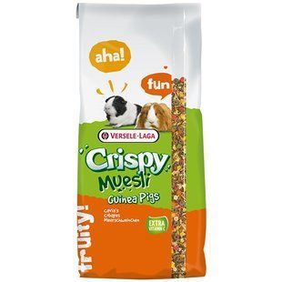Versele-Laga Crispy Muesli Guinea Pigs ВЕРСЕЛЕ-ЛАГА КРІСПІ МЮСЛІ МОРСЬКА СВИНКА мюслі корм для морських свинок 611685 фото