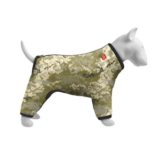 Вітровка для собак WAUDOG Clothes, малюнок "Мілітарі", M35, В 59-62 см, С 37-40 см 396-4026 фото