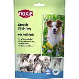 Ласощі Trixie Fishies with Whitefish для собак з білою рибою 100 г 31599 фото