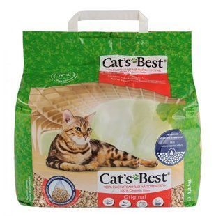 Наповнювач Cat&rsquo;s Best для котячого туалету Original деревний 10 л / 4,3 кг JRS324092/0922 фото