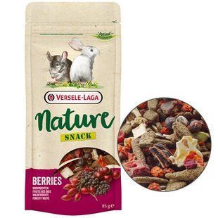 Versele-Laga Nature Snack Berries ВЕРСЕЛЕ-ЛАГА НАТЮР СНЕК ЯГОДЫ дополнительный корм лакомство для кроликов и грызунов 614341 фото