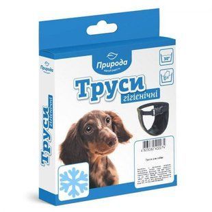 Гигиенические трусы Природа 2 для собак утеплены 30-36 см PR240226 фото