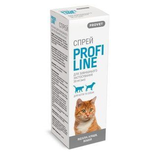 Спрей Provet PROFILINE для кошек и собак инсектоакарицид 30 мл PR243086 фото