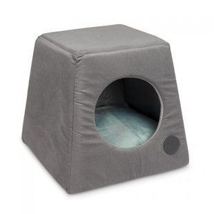 Дом-лежак Pet Fashion &laquo;Tutti&raquo; для кошек, 36x36x34 см, серый PR241785 фото