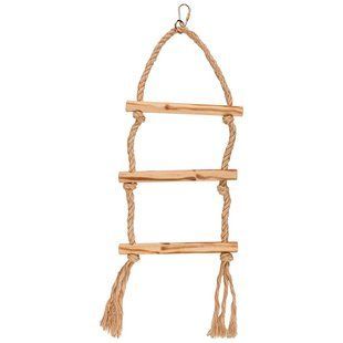 Flamingo Parakeet Toy Rope Swing ФЛАМІНГО МОТУЗЯНА ГОЙДАЛКА іграшка для папуг 110096 фото