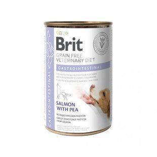 Вологий корм Brit Grain Free Veterinary Diets Gastrointestinal для дорослих собак при проблемах з травленням з лососем та зе 100287 фото