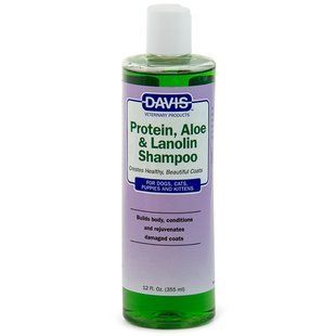 Davis Protein & Aloe & Lanolin Shampoo ДЭВИС ПРОТЕИН АЛОЭ ЛАНОЛИН шампунь для собак, котов, концентрат PALS12 фото