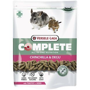 Versele-Laga Complete Chinchilla & Degu ВЕРСЕЛЕ-ЛАГА КОМПЛИТ ШИНШИЛЛА ДЕГУ корм для шиншилл и дегу 612552 фото